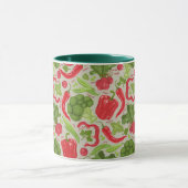 Mug motif clair à base de légumes frais (Centre)