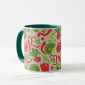 Mug motif clair à base de légumes frais (Devant gauche)