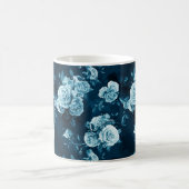 Mug Motif classique de rose de bleu (Centre)