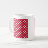 Mug Motif/Coeurs (Devant gauche)
