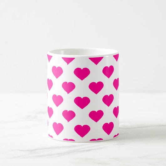 Mug Motif Coeurs roses (Centre)