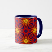 Mug Motif coloré abstrait (Devant droit)
