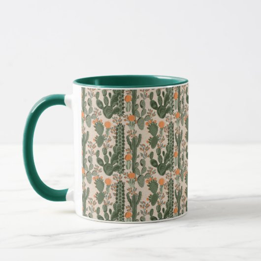 Mug Motif coloré Cactus (Gauche)