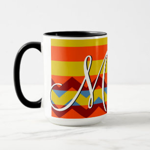 Mug Motif coloré Chevron Stripes #8