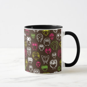 Mug Motif coloré d'arrière - plan de griffonnage de
