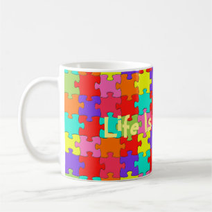 Mug Motif coloré de casse-tête