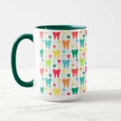 Mug Motif coloré de dents (Gauche)