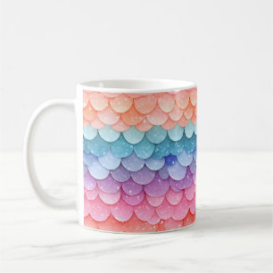 Mug Motif coloré de l'échelle de sirène