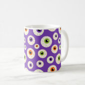 Mug Motif coloré Halloween Eyeballs (Devant droit)
