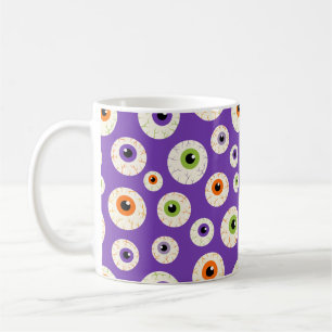 Mug Motif coloré Halloween Eyeballs