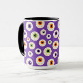 Mug Motif coloré Halloween Eyeballs (Devant gauche)