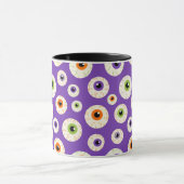 Mug Motif coloré Halloween Eyeballs (Centre)