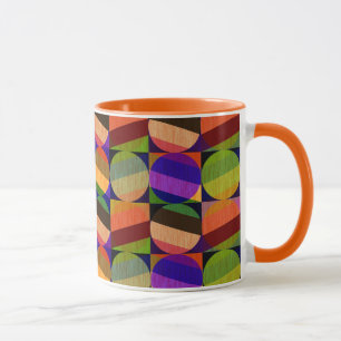 Mug Motif coloré inspiré de l'ancien