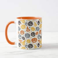 Motif coloré Jack-O'-Lantern