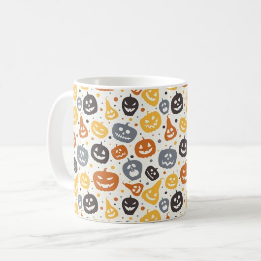 Mug Motif coloré Jack-O'-Lantern (Devant gauche)