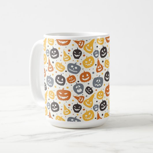 Mug Motif coloré Jack-O'-Lantern (Devant gauche)
