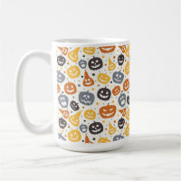 Motif coloré Jack-O'-Lantern
