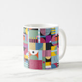 Mug Motif coloré scandinave (Devant droit)