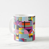 Mug Motif coloré scandinave (Devant gauche)