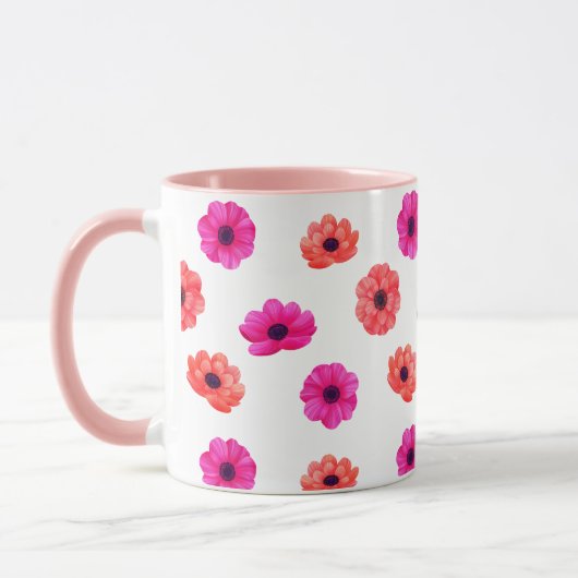 Mug Motif coloré Tropical 3D Spring Flowers (Gauche)