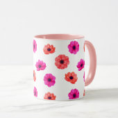 Mug Motif coloré Tropical 3D Spring Flowers (Devant droit)