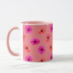 Mug Motif coloré Tropical 3D Spring Flowers