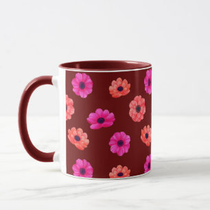 Mug Motif coloré Tropical 3D Spring Flowers
