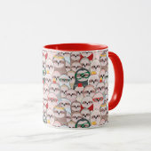 Mug Motif comique de paresse (Devant droit)