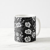 Mug Motif complexe de dentelle florale (Devant droit)