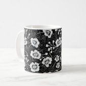 Mug Motif complexe de dentelle florale (Devant gauche)