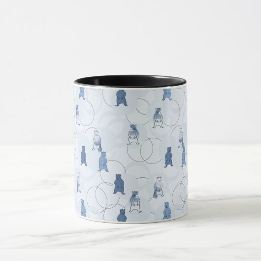 Mug motif comportant un ours gris (Centre)
