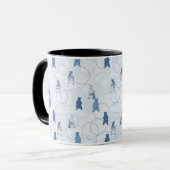Mug motif comportant un ours gris (Devant gauche)