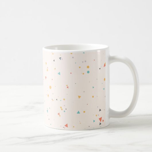 Mug Motif Confetti Dots & Triangle (Droite)