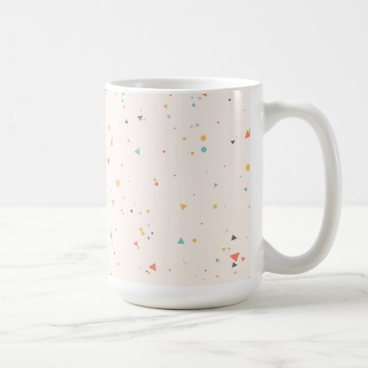Mug Motif Confetti Dots & Triangle (Droite)