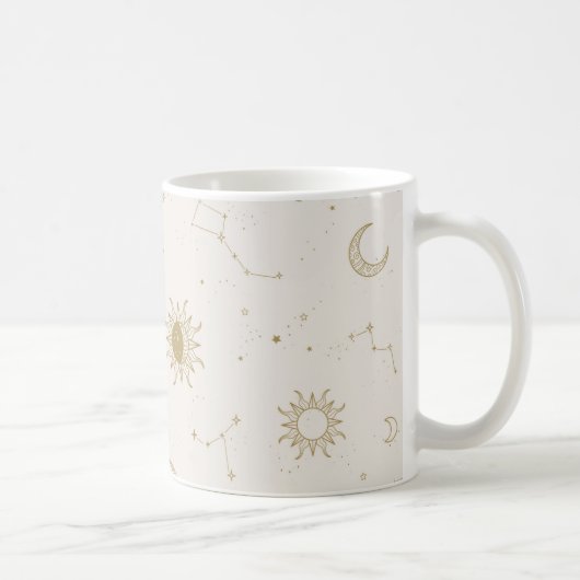 Mug Motif Constellation de style vintage (Droite)