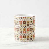 Mug Motif continu fleurs rétro (Centre)