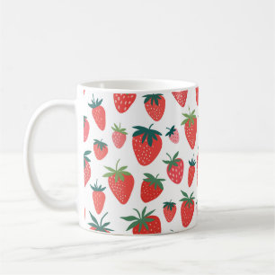 Mug Motif continu fraise