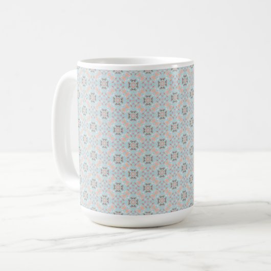Mug Motif coquillage sans couture (Devant gauche)