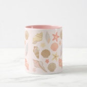 Mug Motif Coquilles de Mer Roses (Centre)