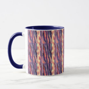 Mug motif corail et violet