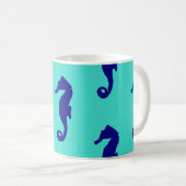 Mug Motif côtier bleu Turquoise (Devant droit)
