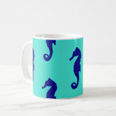 Mug Motif côtier bleu Turquoise (Devant gauche)