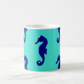 Mug Motif côtier bleu Turquoise (Centre)