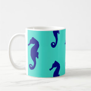 Mug Motif côtier bleu Turquoise