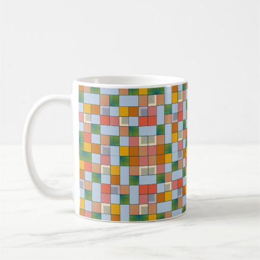 Mug Motif couleur Abstrait transparent (Gauche)