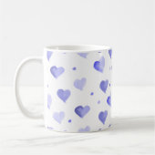 Mug Motif couleur  bleu aquarelle (Gauche)
