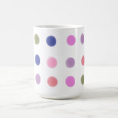Mug Motif couleur contemporaine original par points do (Centre)