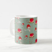 Mug Motif couleur d'aquarelle d'automne (Devant gauche)