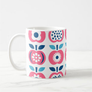 Mug Motif couleur rétro Apple sans couture