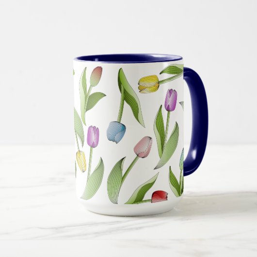 Mug Motif couleur Tulip (Devant droit)